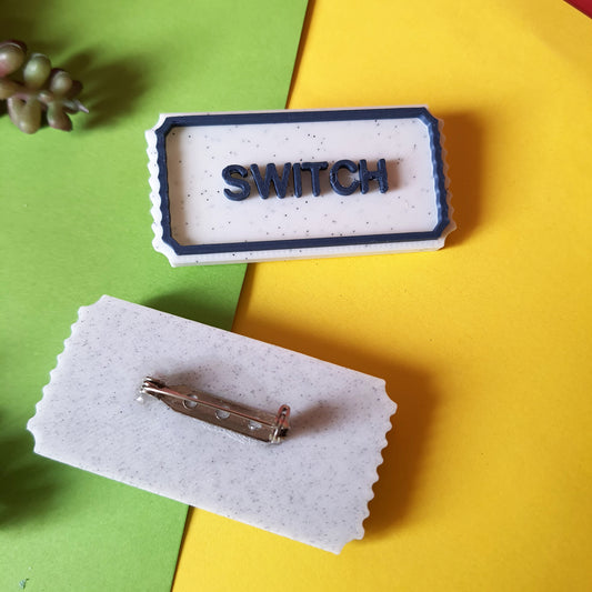 Ticket SWITCH PIN - Swing dance role indicator