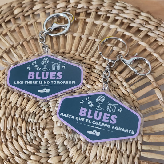 Blues Acrylic keychain