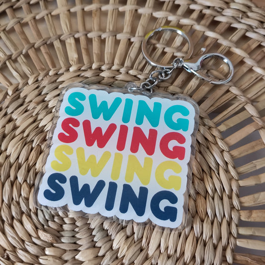 SWING Acrylic keychain