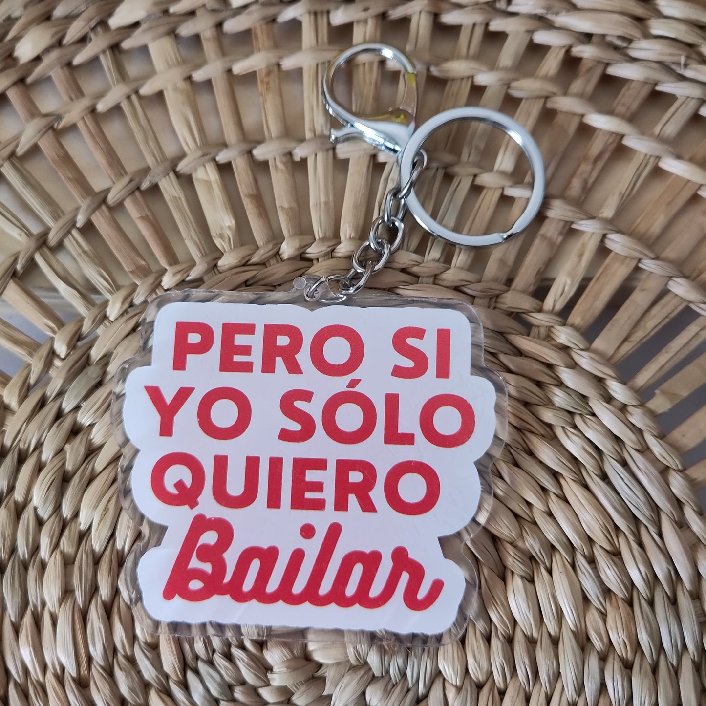 Quiero bailar Acrylic keychain