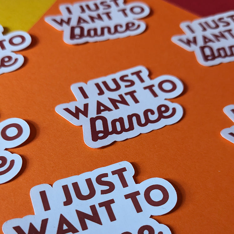 Want to dance Sticker