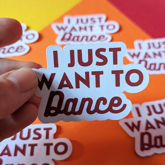 Want to dance Sticker