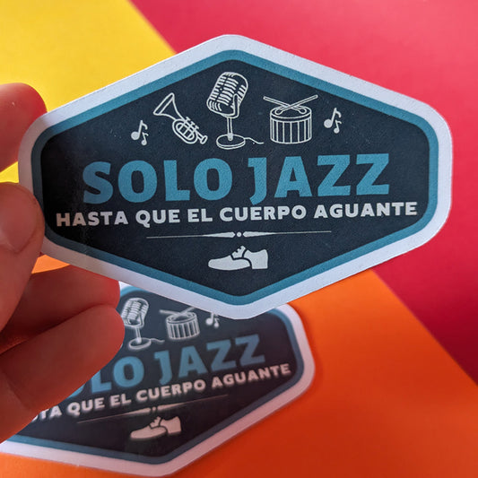 Pegatina Solo jazz