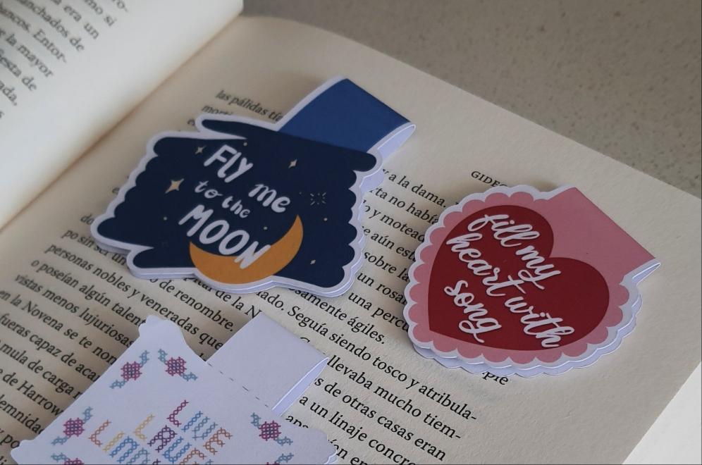 Fill my heart magnetic bookmark