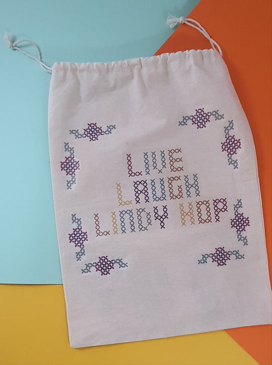 Live laugh lindy hop shoebag