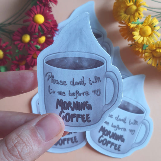 Morning Coffee Sticker